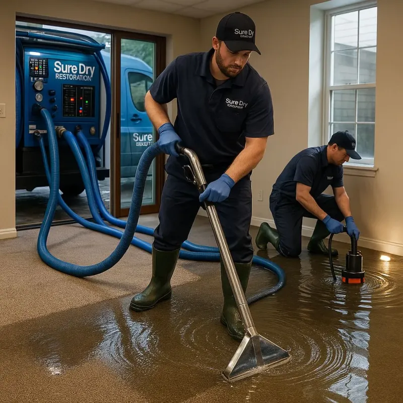 Water Extraction and Removal process in Everman, TX